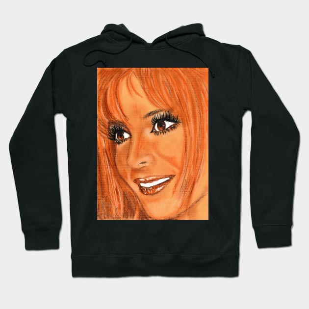 Mylène Farmer Hoodie by Svetlana Pelin